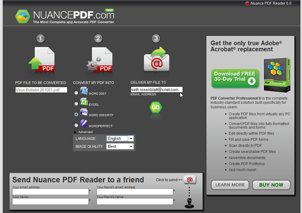 Análogos de Adobe Acrobat Reader - Nuance PDF Reader