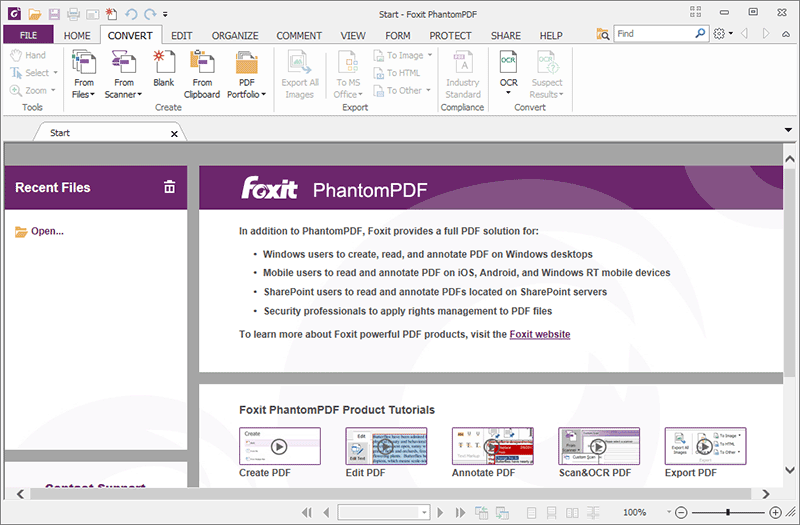 Foxit PhantomPDF es un famoso e influyente conversor de PDF a Word con función OCR